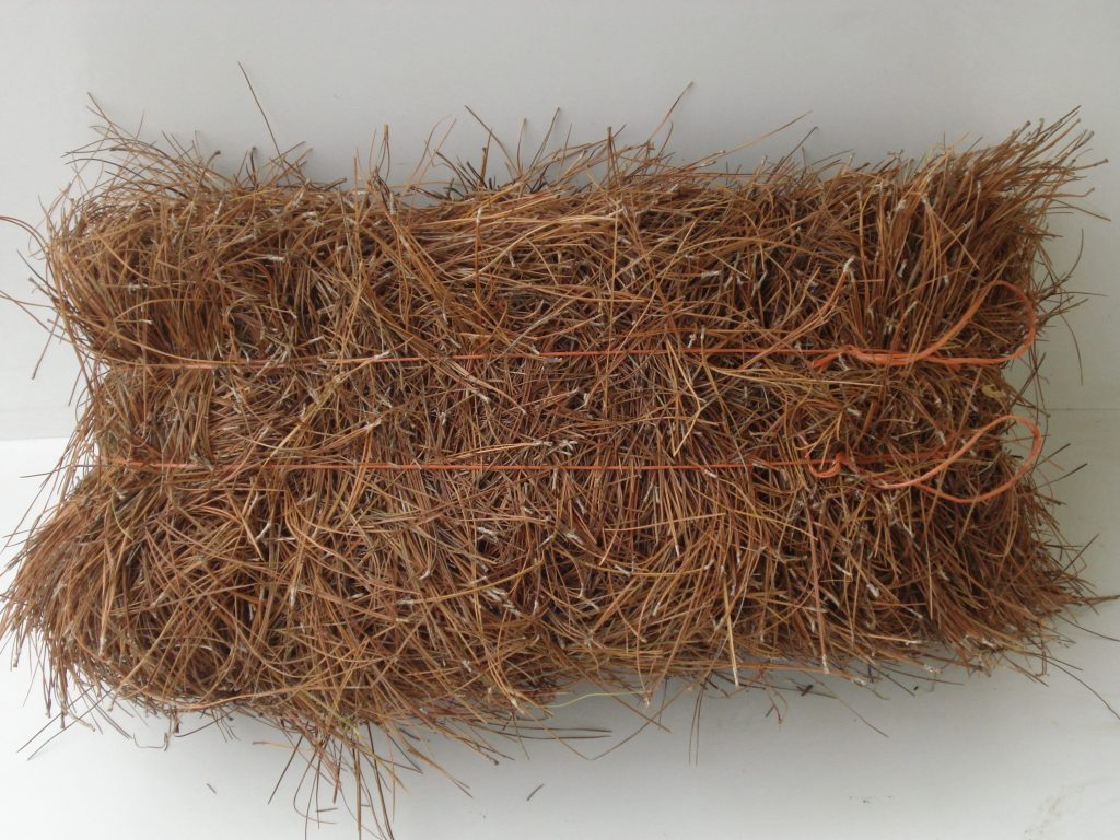 pine straw bale