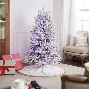santa's best starry light christmas tree